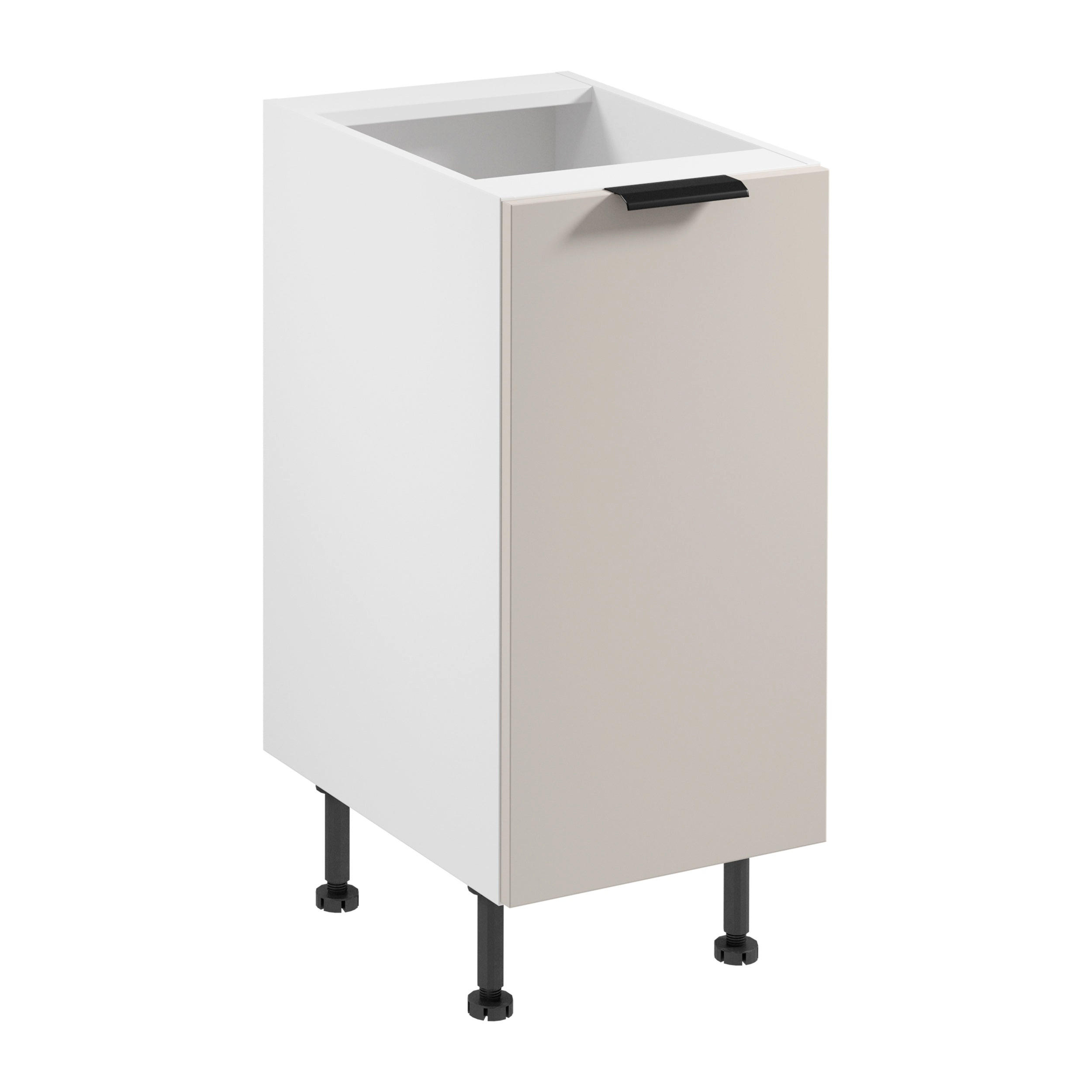 UNTERSCHRANK D40 P/L – Sorento Weiß Beige – Weiß / Beige - Beige/Weiß, Holzwerkstoff (40/87/52cm) - ROYAL24_MARKT