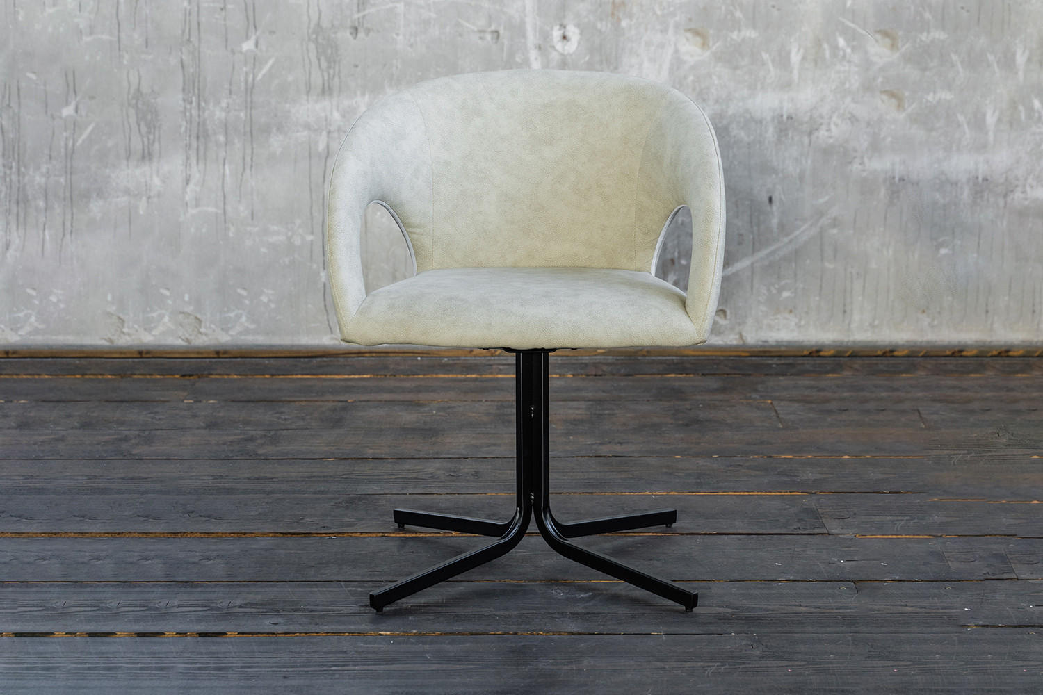 DREHSTUHL WICOS Beige Kunstleder - Beige, Leder (50/80/59cm) - KAWOLA