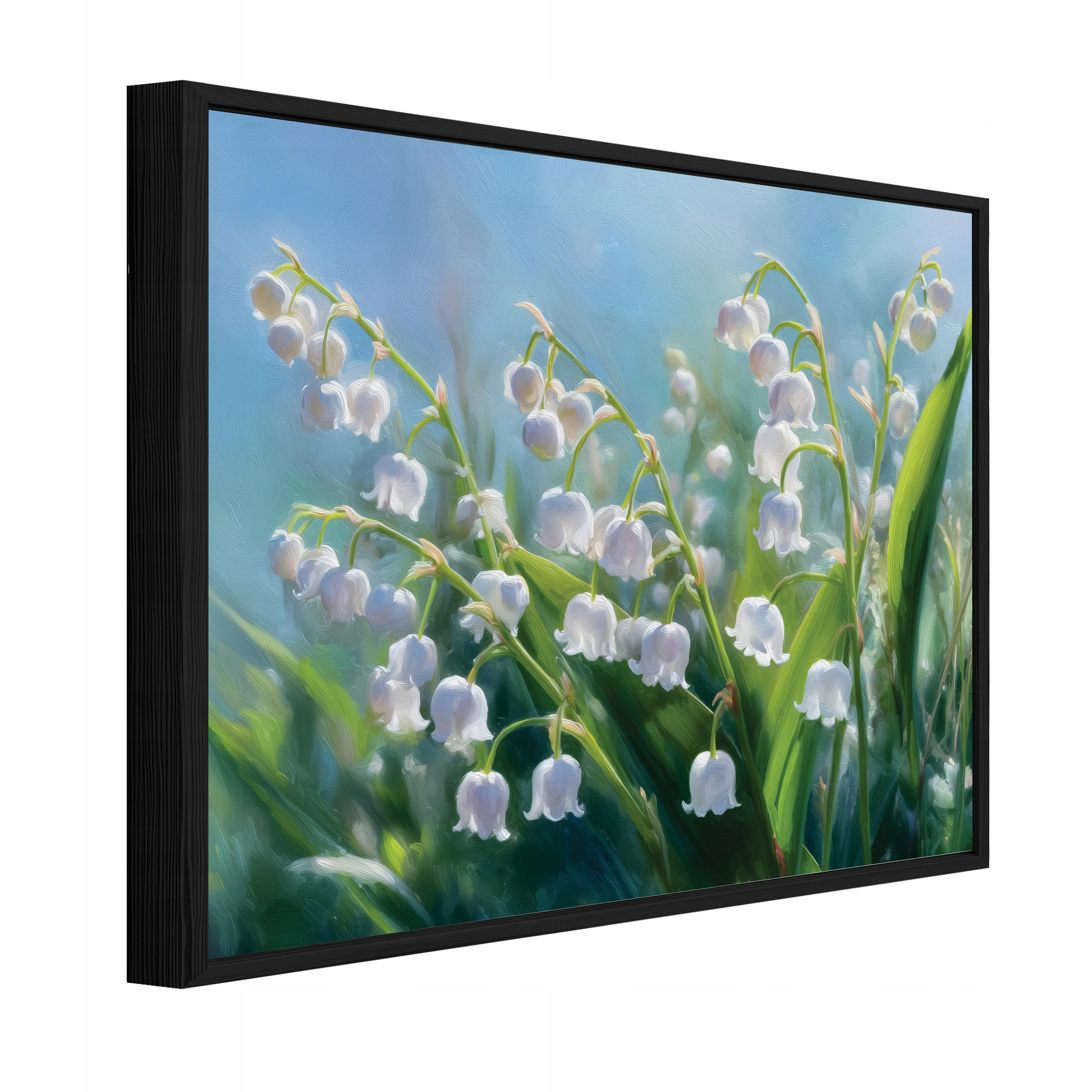 BILDER mit Rahmen Blumen Natur Grün 60x40 cm - Multicolor, Holzwerkstoff (60/40cm) - Wallarena