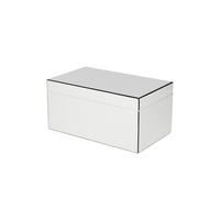 SCHMUCKBOX Tang M, MDF, Weiß, 28 x 17 cm - Weiß, Holzwerkstoff (14.5/28/18.5cm) - Gift Company