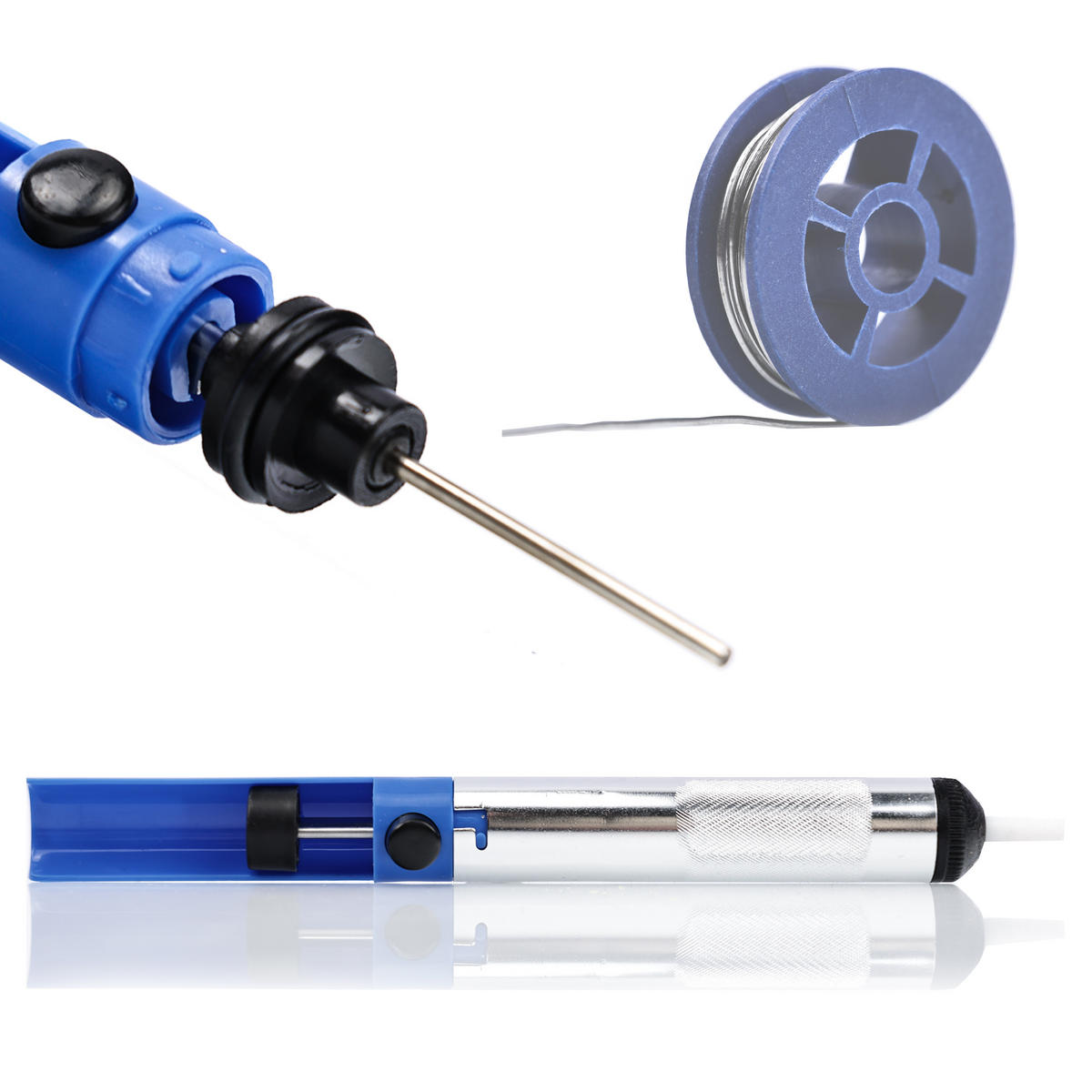 LÖTKOLBEN OH660 2-in-1 Set - 660 W, Hot-Air 100-500 °C, Lötkolben 60 W, PID, 22 mm Düse - Multicolor, Kunststoff/Metall (10/10/10cm)