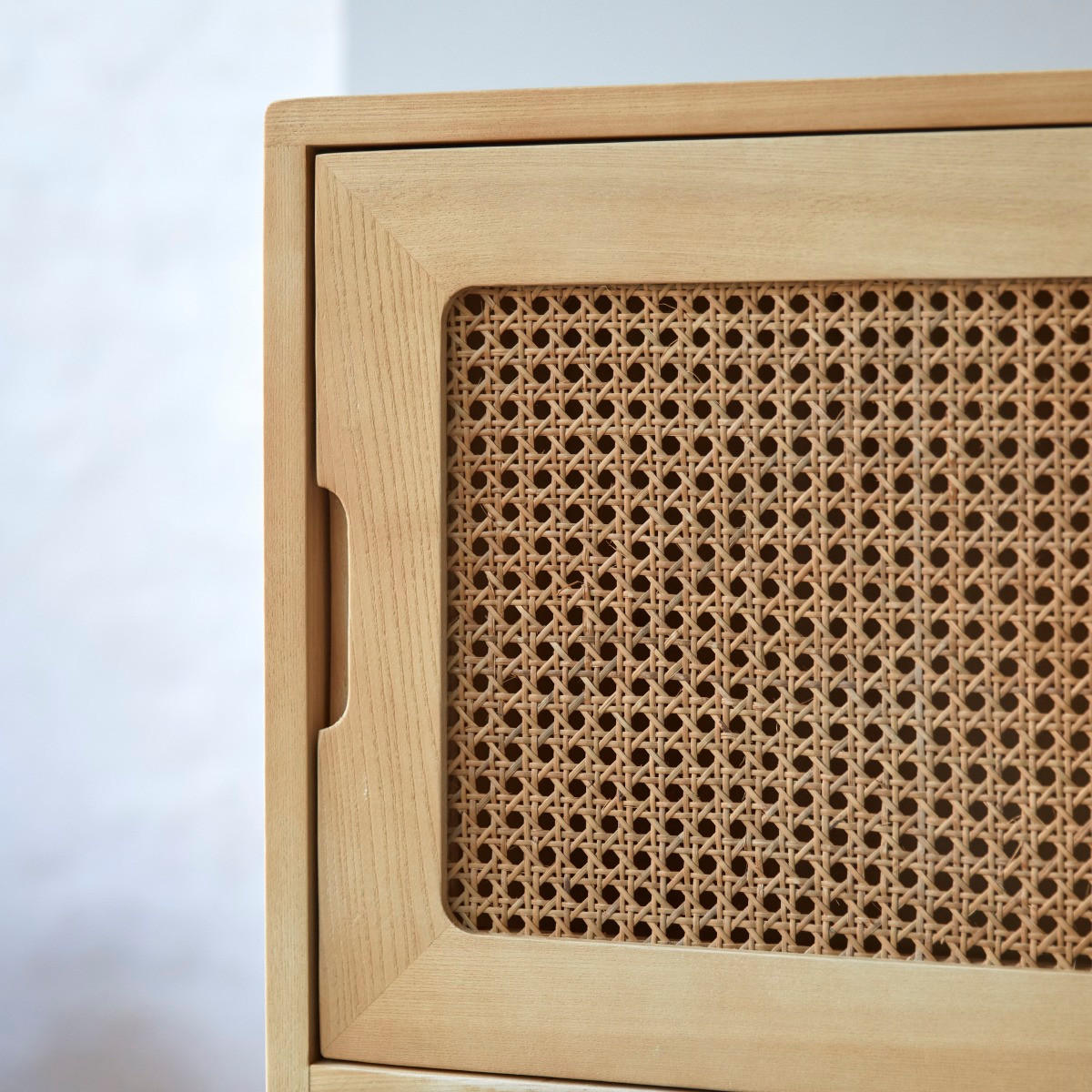 HOCHSCHRANK Luis Natur aus Ulme - Naturfarben, Holz (45/135/35cm) - Tikamoon