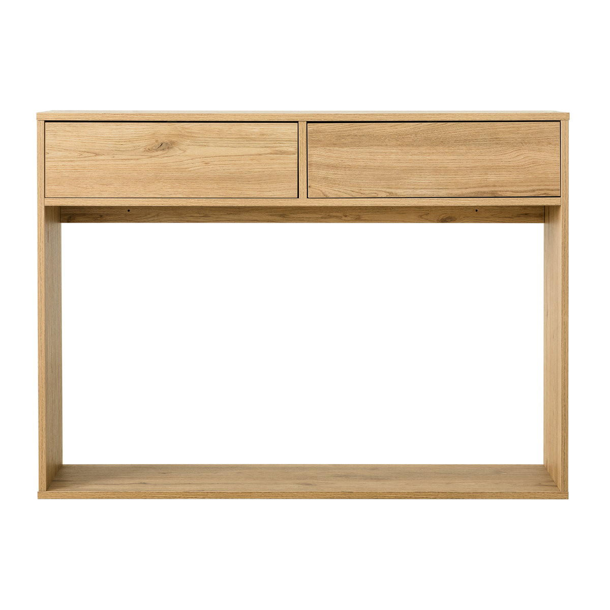 KONSOLE Hegas Natur 110 cm x 81 cm - Braun, Holzwerkstoff (110/81/25cm) - Kenay Home