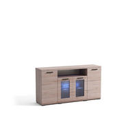 KOMMODE LIVORNO 160/85/40cm mit 4 Türen Eichefarben - Eichefarben, Holzwerkstoff (160/85/40cm) - MASSENO