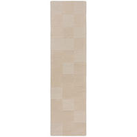 WOLLTEPPICH Schachbrett Muster, Karos, Wohnzimmer schmutzabweisend Beige Läufer 60x230 - Beige, Textil (60/230cm) - KADIMA DESIGN