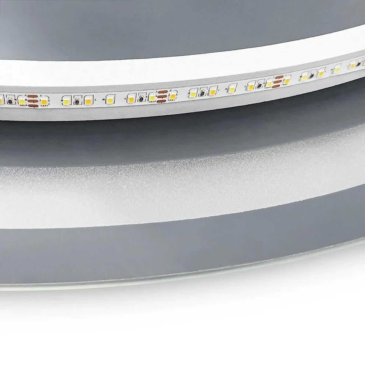 SPIEGEL Rea Led 70cm Fabio - Transparent, Glas (70/60/2.5cm) - REA