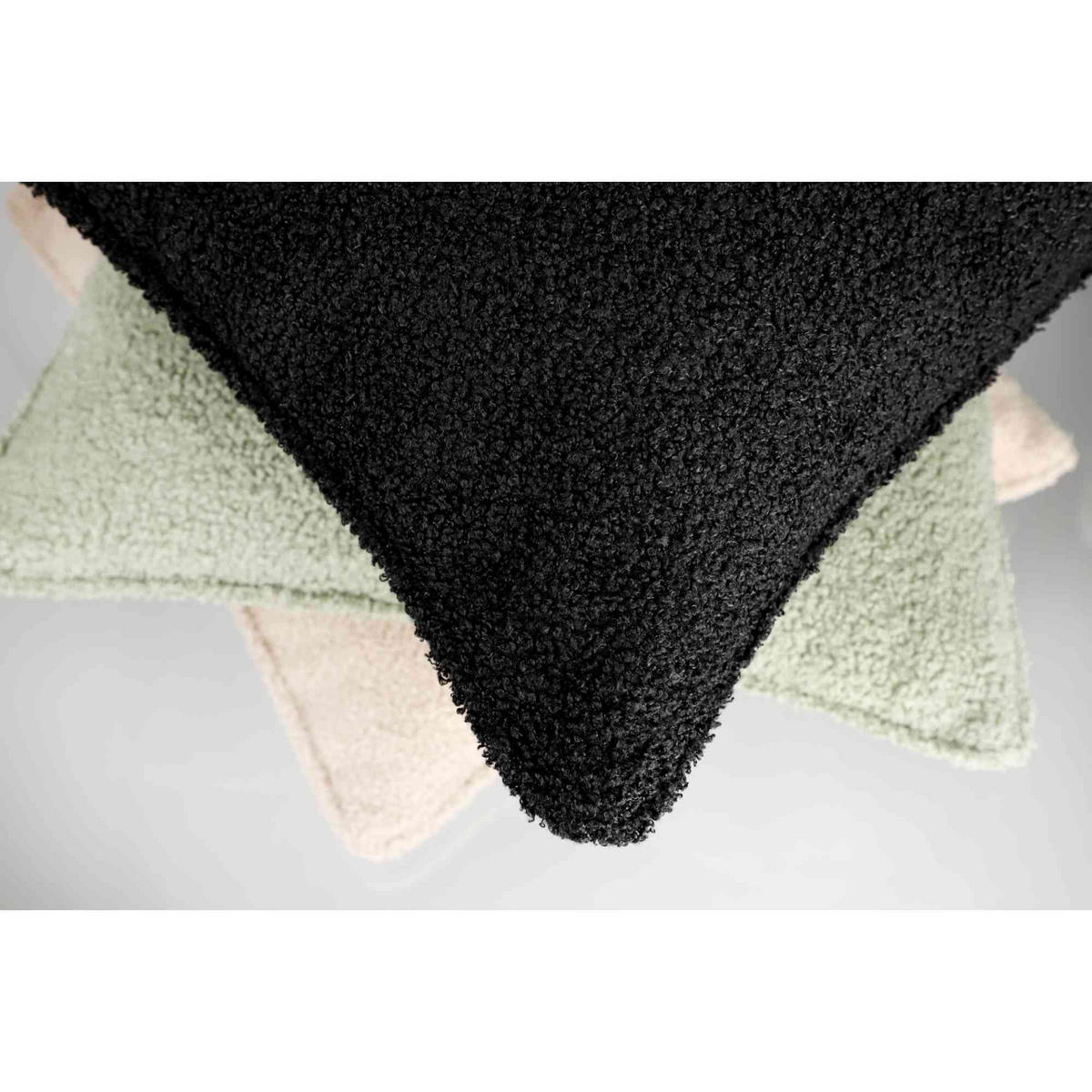 ZIERKISSENHÜLLE DEKOKISSENHÜLLE CUTE 2er Set - Schwarz, Textil (45/45cm) - Esprit