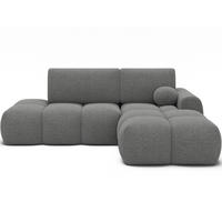ECKSOFA VITTARIO mit Schlaffunktion & Bettkasten – Modernes L-Sofa 227 cm, inklusive Kissen - Grau, Kunststoff (227/95cm) - Wohnideebilder