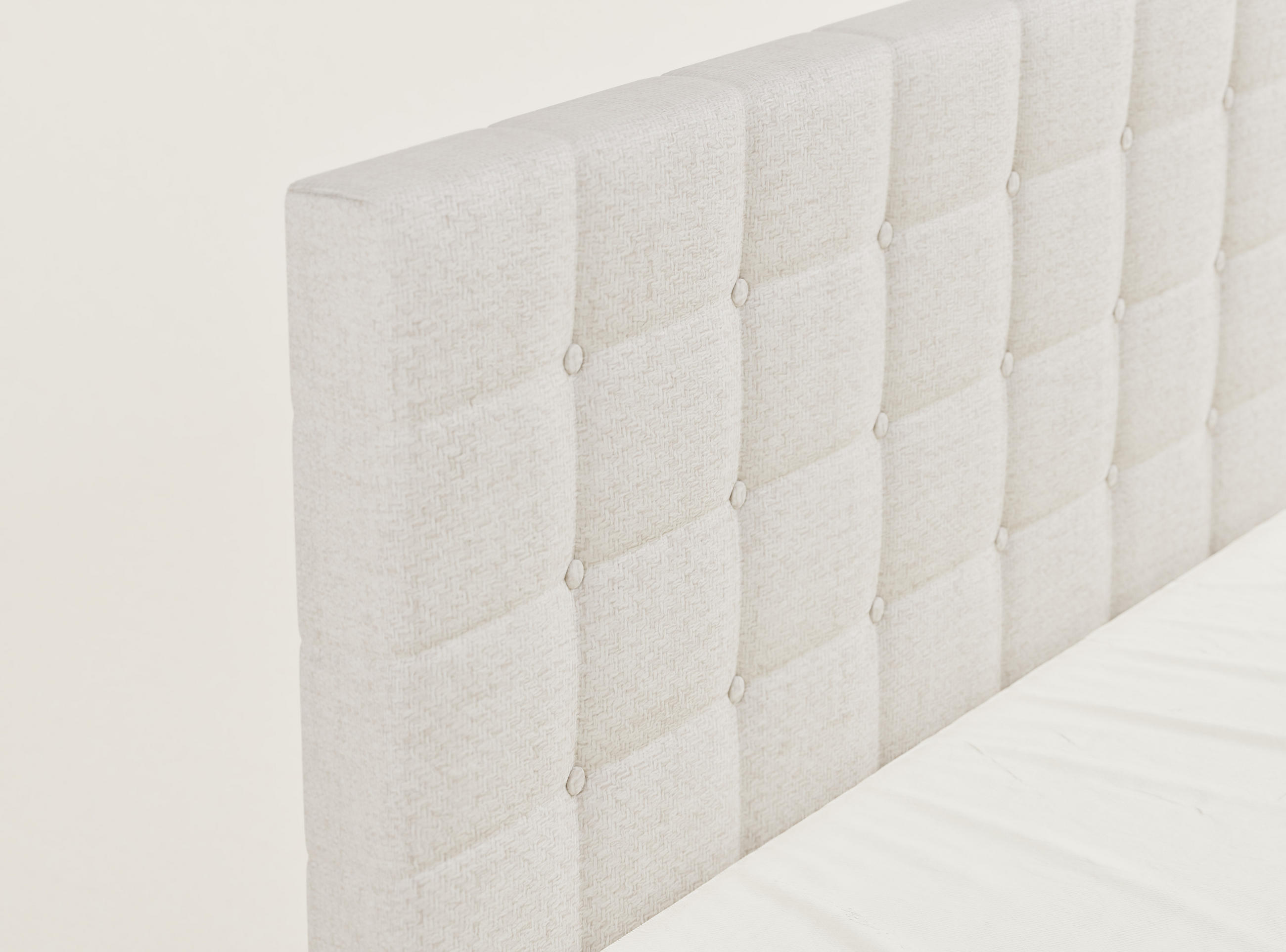 Thumbnail - Maison de Reve Boxspringbett, Beige, Textil, H3 + H4, Höhe ca. 37 cm, 200x200 cm, Hergestellt in Europa, Oeko-Tex® Stand...