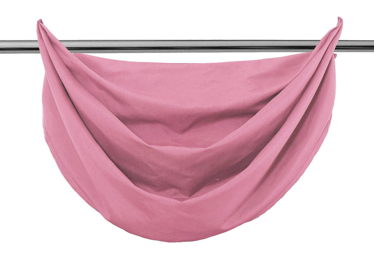VORHANG ZAGREB HxB 245x140 cm Pink - Pink, Textil (140/245cm) - Gardinenbox