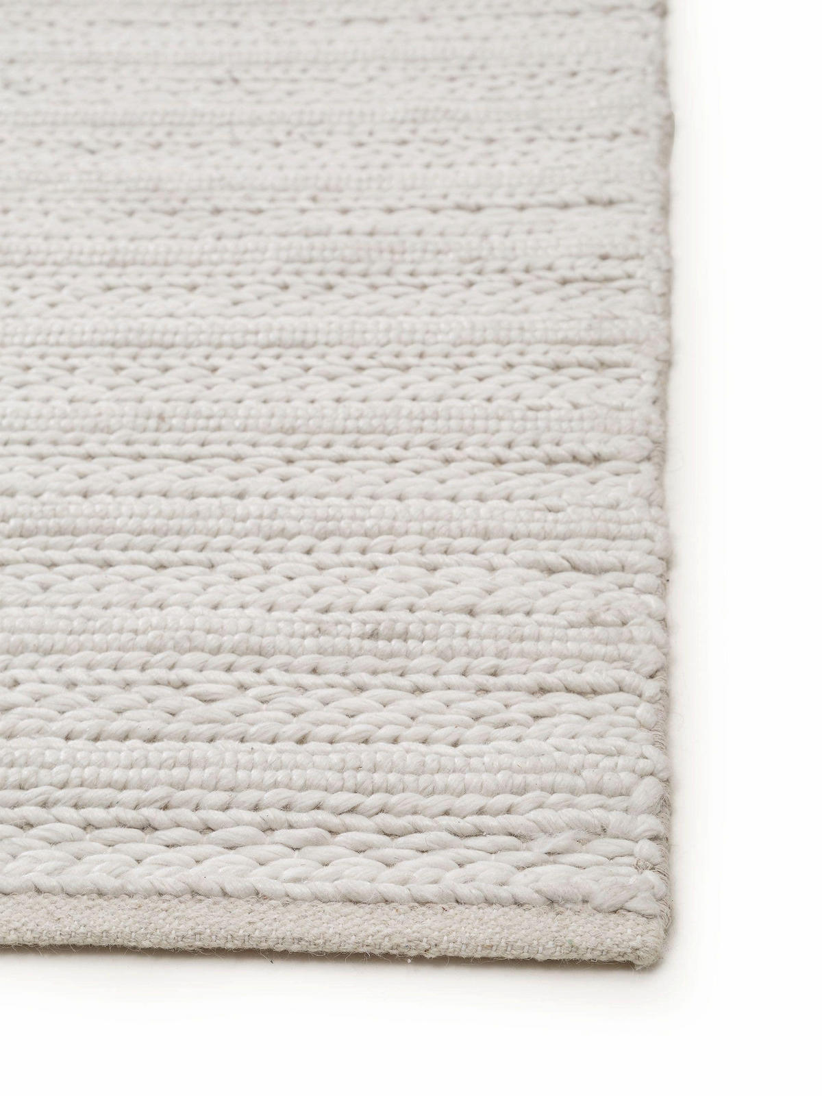 WOLLTEPPICH Dina Cream 160x230 cm - Creme, Textil (160/230cm) - benuta Pure