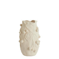 VASE Kirsche Weiß Ø20/30,5 cm - Weiß, Keramik (30.5cm) - Light & Living