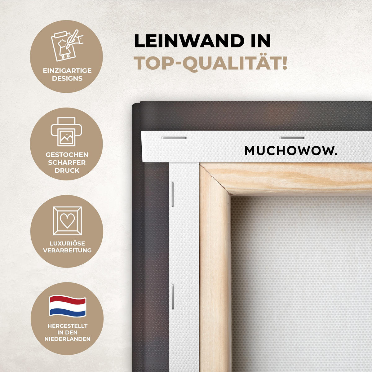 LEINWANDBILD Stillleben - Vase - Osterzweig Groß 140x90 cm - Hellblau, Textil (140/90cm) - MuchoWow