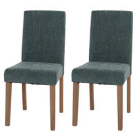 ESSZIMMERSTUHL Grün 2er-Set - Grün, Textil (42/90/50cm) - MCW