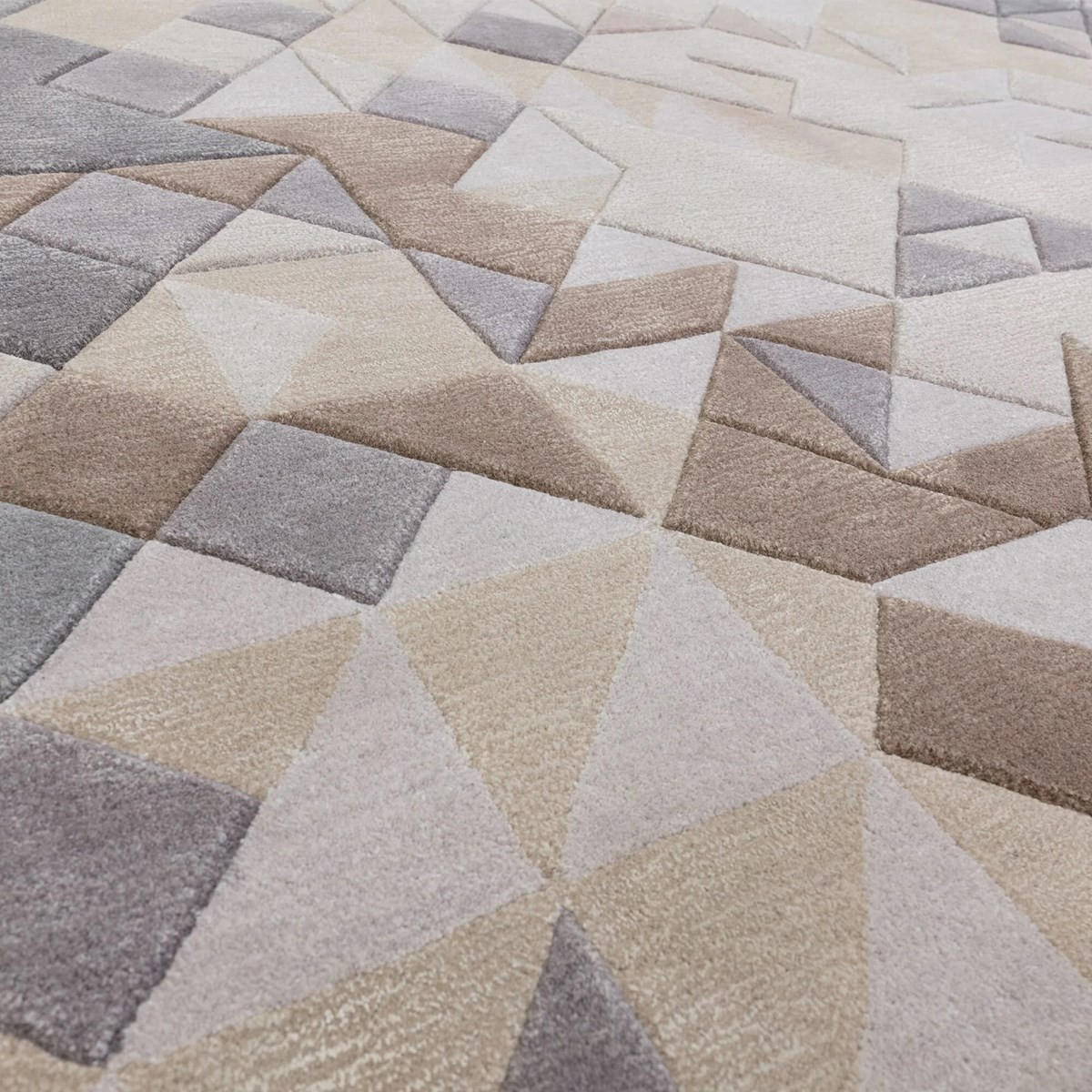 TEPPICH Moderner, handgetufteter für Wohn- und Schlafzimmer MYSTERIA Grau 200 x 290 cm - Grau, Naturmaterialien (200/290cm) - Novatrend