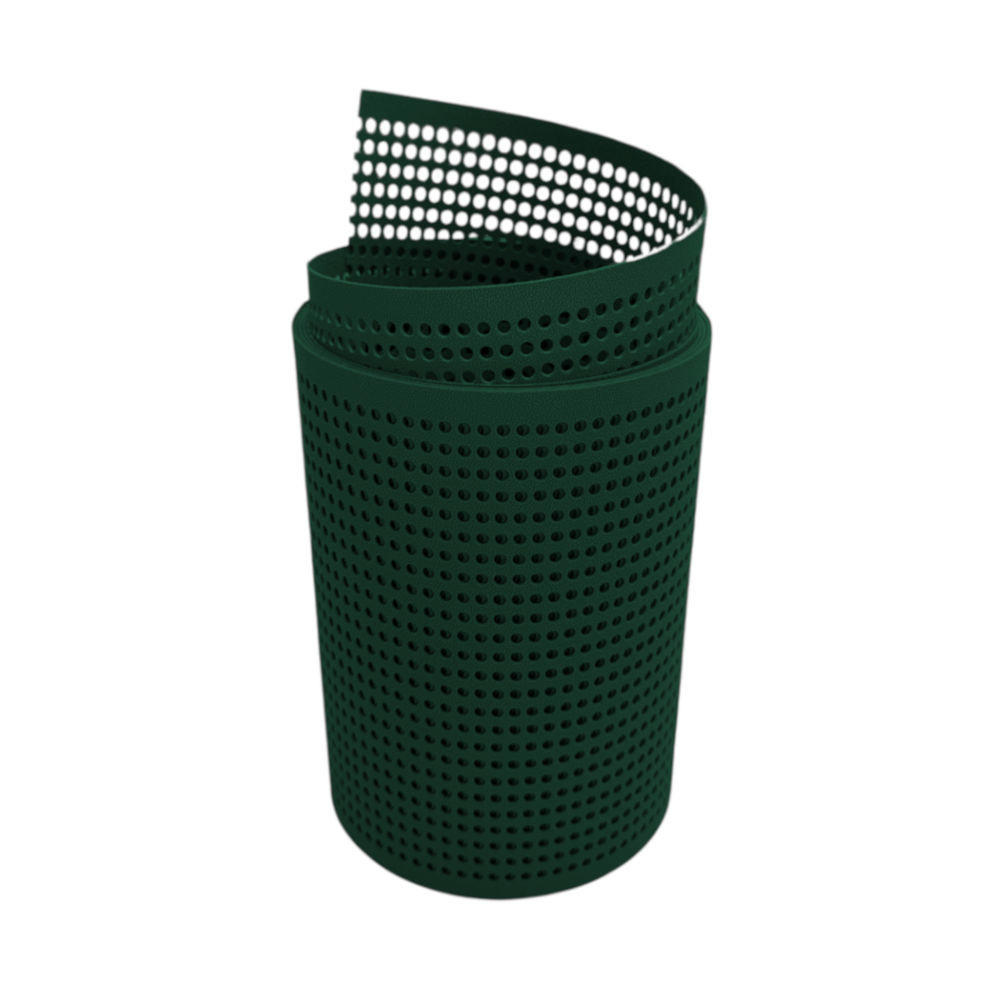 SICHTSCHUTZSTREIFEN PP Premium Gelocht 30 Prozent Streifen Grün 2,55m - Grün, Kunststoff (255/19cm) - ZAUN|ZU
