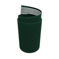 SICHTSCHUTZSTREIFEN PP Premium Gelocht 30 Prozent Streifen Grün 2,55m - Grün, Kunststoff (255/19cm) - ZAUN|ZU