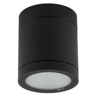 WAND- & DECKENLEUCHTE Negro Schwarz - Schwarz, Metall (5/5/12cm) - click-licht