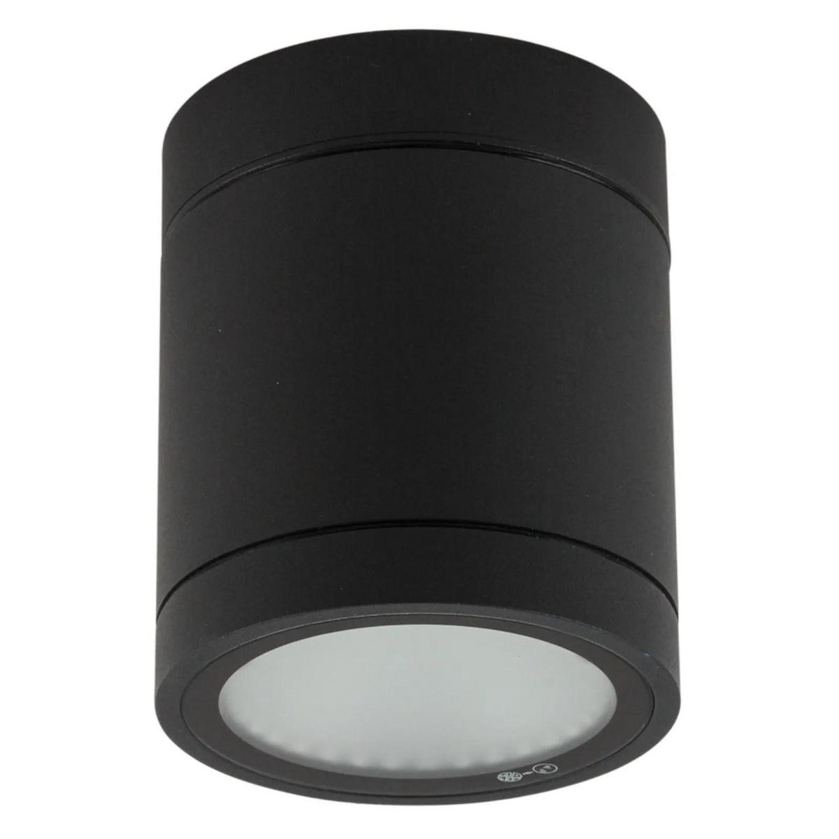 WAND- & DECKENLEUCHTE Negro Schwarz - Schwarz, Metall (5/5/12cm) - click-licht