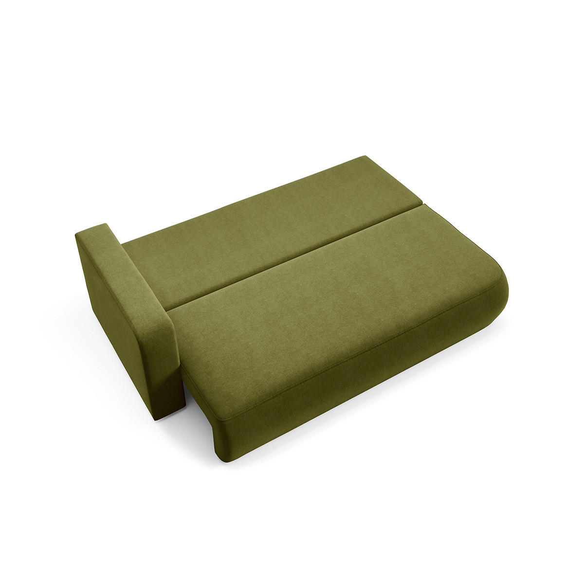 SOFA Antonio 3 Sitzplätze Grün - Grün, Holz (228/82/106cm) - Petits-meubles