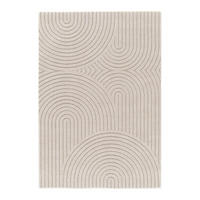 TEPPICH mit sehr weichem Reliefeffekt beige - Beige, Textil (160/230cm) - AFK Living