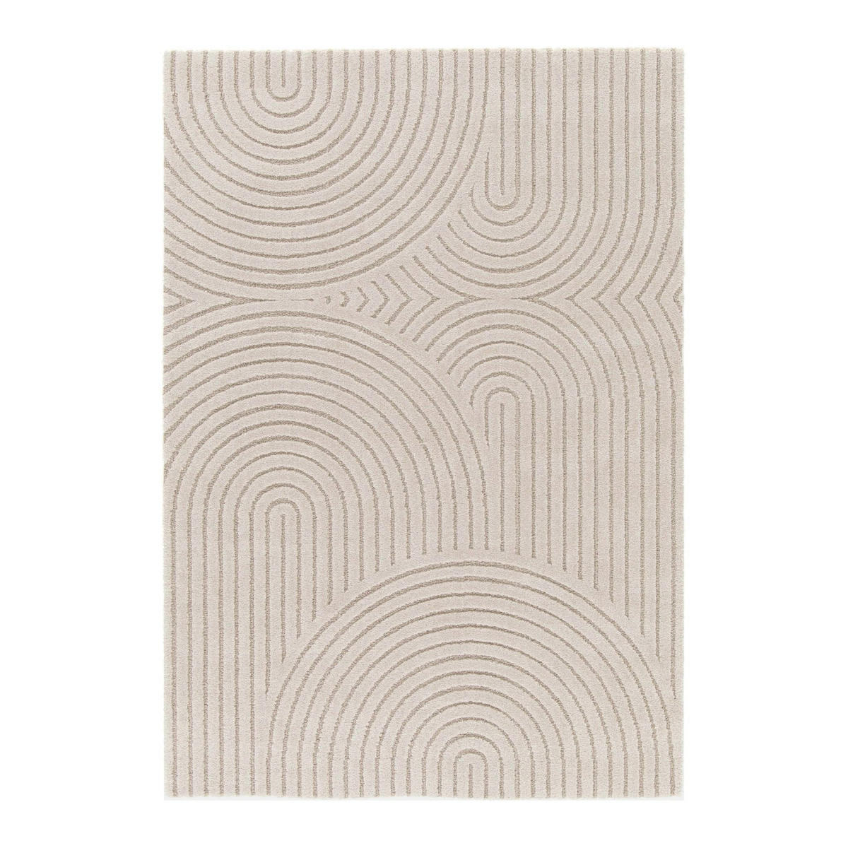 TEPPICH mit sehr weichem Reliefeffekt beige - Beige, Textil (160/230cm) - AFK Living