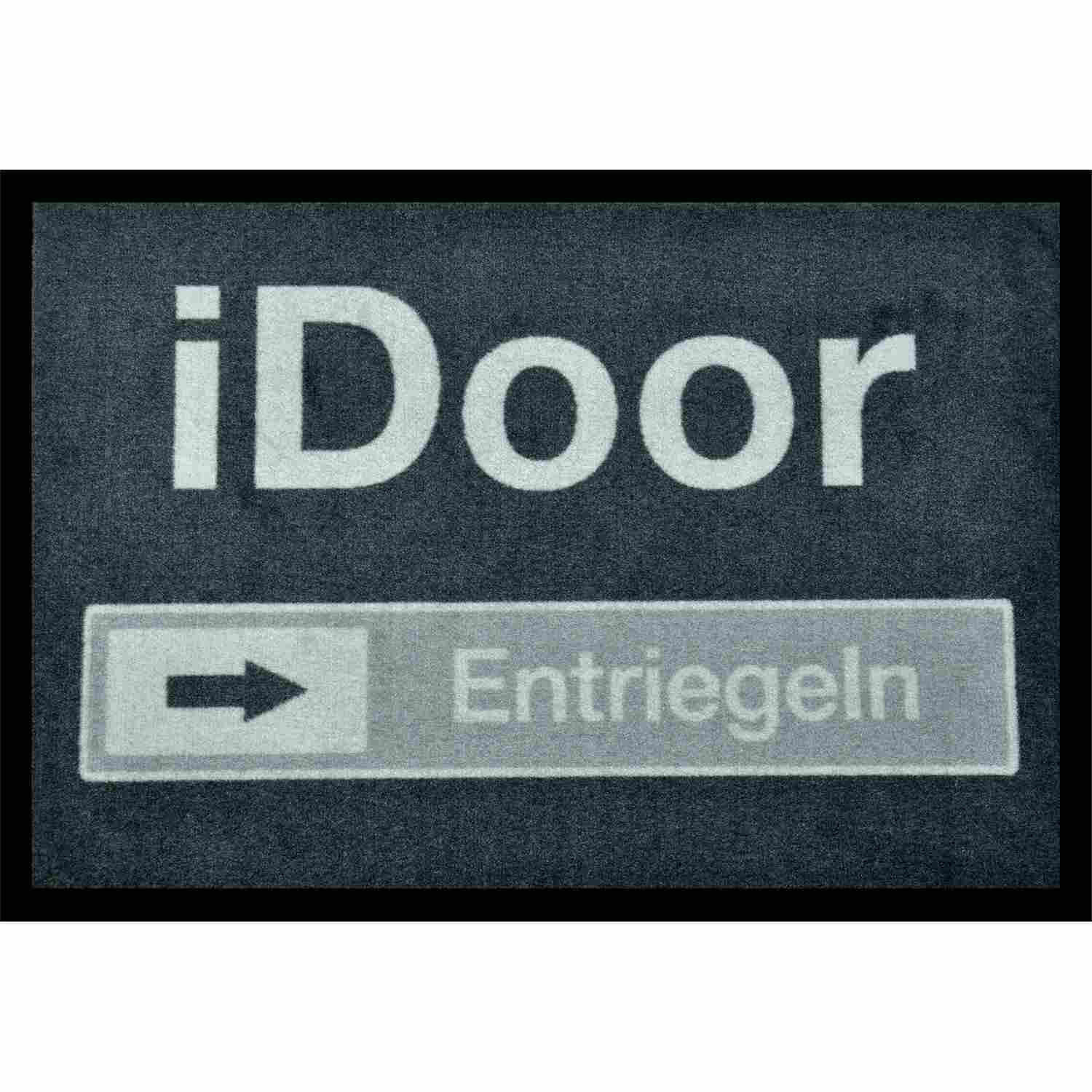 FUSSMATTE IDoor - Grau, Textil (50/70cm) - WohnDirect