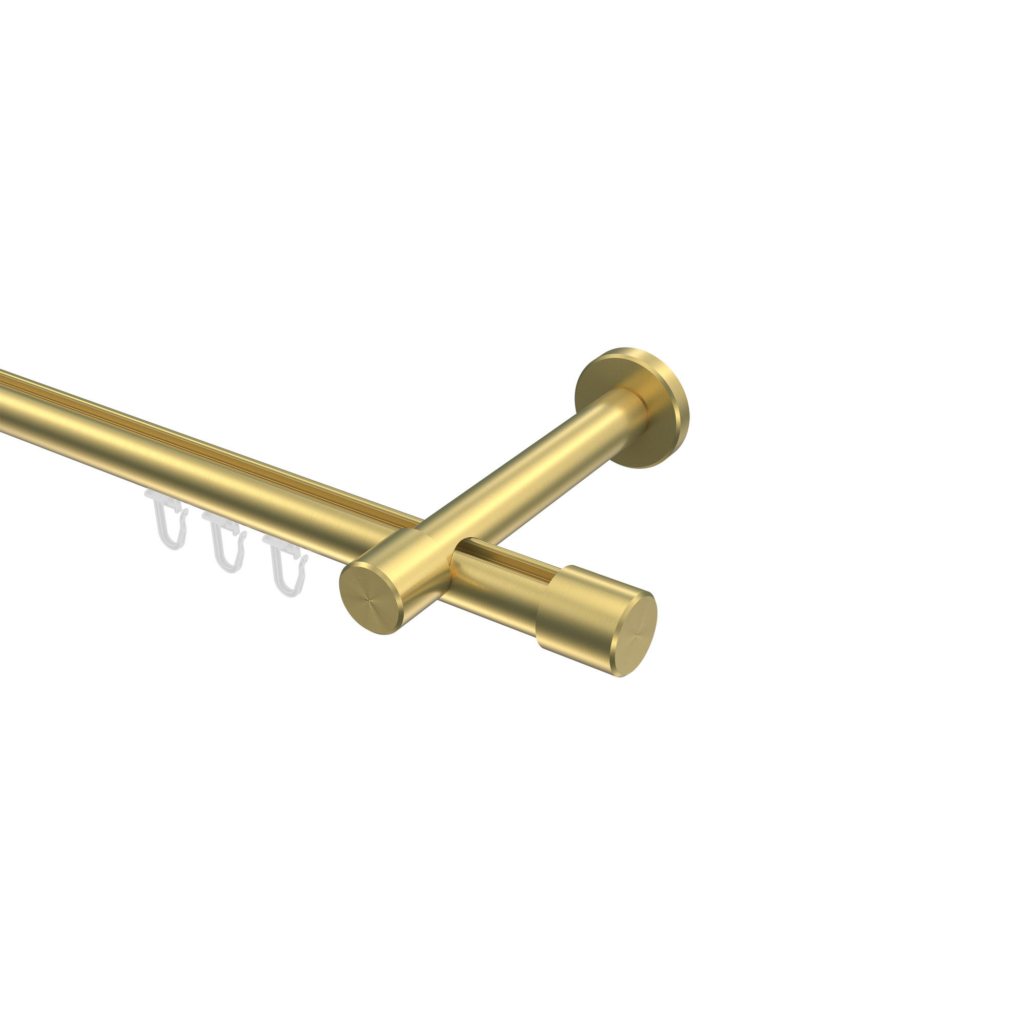 Interdeco Gardinenstange Messing 480 cm
