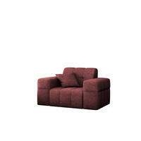 SESSEL NIMES Stoff Perfect Harmony Rotwein - Rot, Holz/Textil (120/82/92cm) - Kaiser Möbel