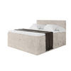 BOXSPRINGBETT mit Matratze H3|H4 und Lattenrost - TOLO KING 120x200 Cord - Creme - Creme, Holzwerkstoff (120/200cm) - ALTDECOR