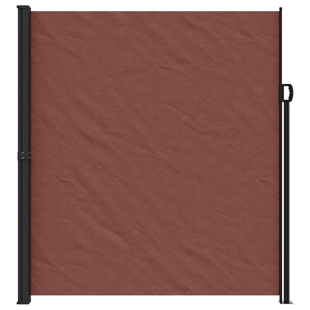 SEITENMARKISE Ausziehbar Braun 220x500 cm - Braun, Textil (500/220/500cm) - furnicato