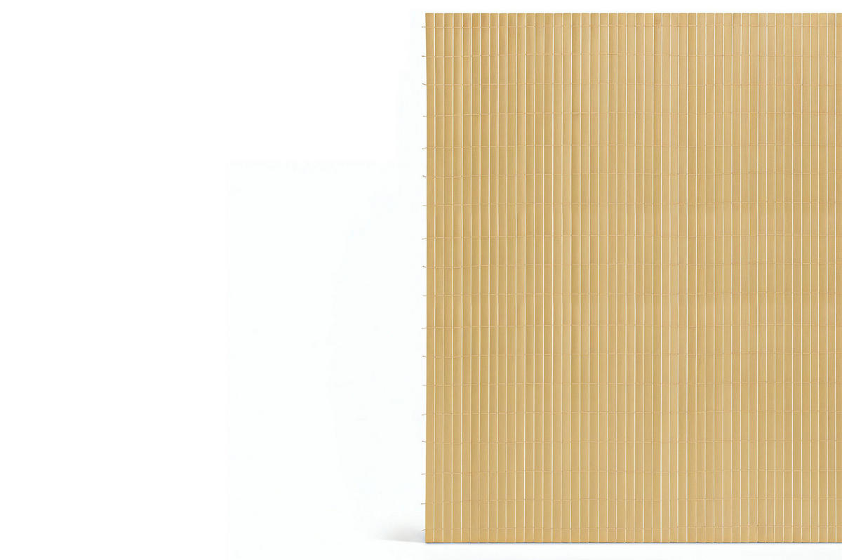 PVC Sichtschutzmatte VISO doppelseitig 3m x 1,8m Beige - Beige, Metall (300/180cm) - Casanoov