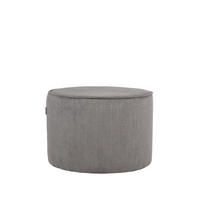 POUF Tibo Grau 55/55/40 cm - Grau, Textil (55/40/55cm) - LABEL51