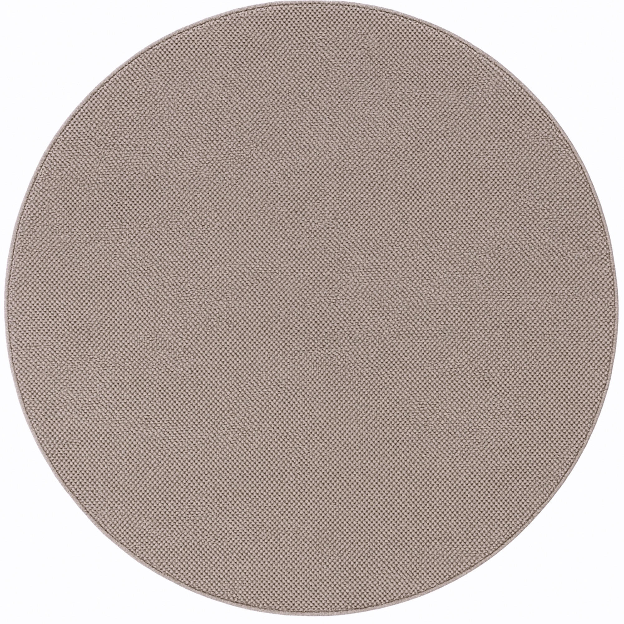 TEPPICH Flachgewebe LANGAU in Beige, meliert, Ø 200 cm - Beige, Textil (200/200cm) - KADIMA DESIGN