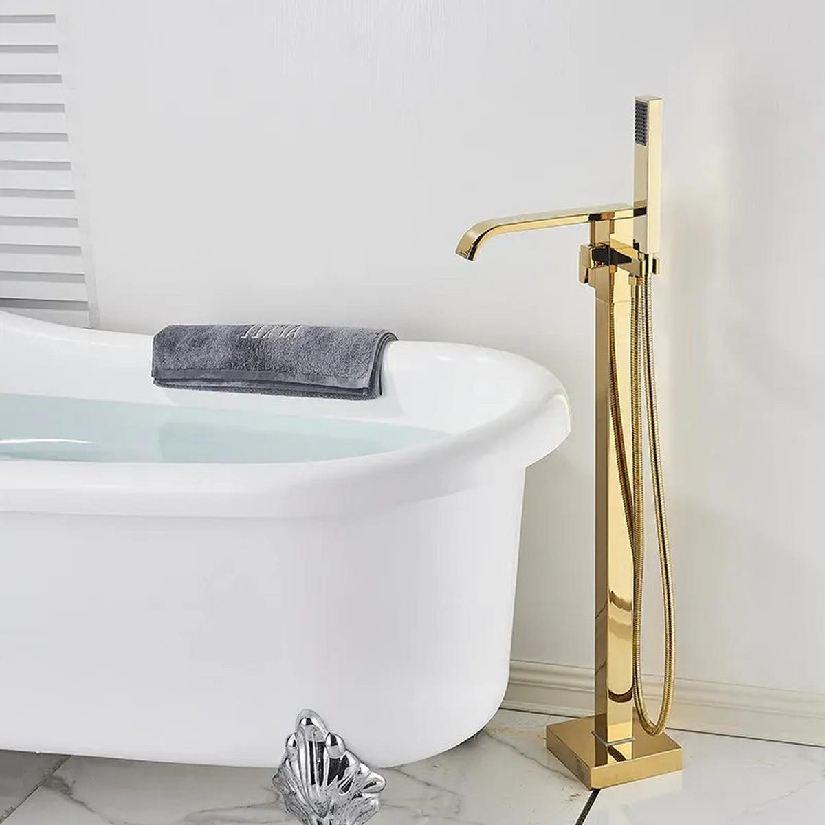 WANNENARMATUR Rea Carat Gold - Goldfarben, Metall (15/91.5/25cm) - REA