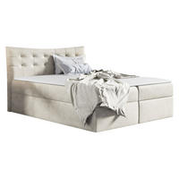 BOXBETT Havana - Creme, Holz (140/200cm) - MIRJAN24