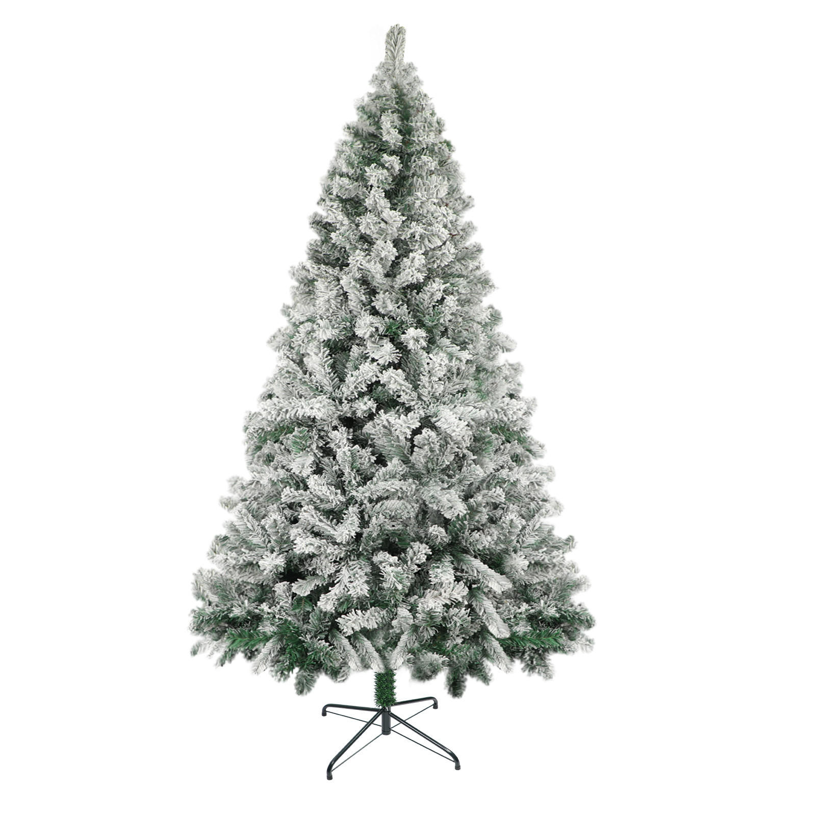 WEIHNACHTSBAUM Kaelthir 100/100/210 cm - Grün, Kunststoff (210cm) - ZMH