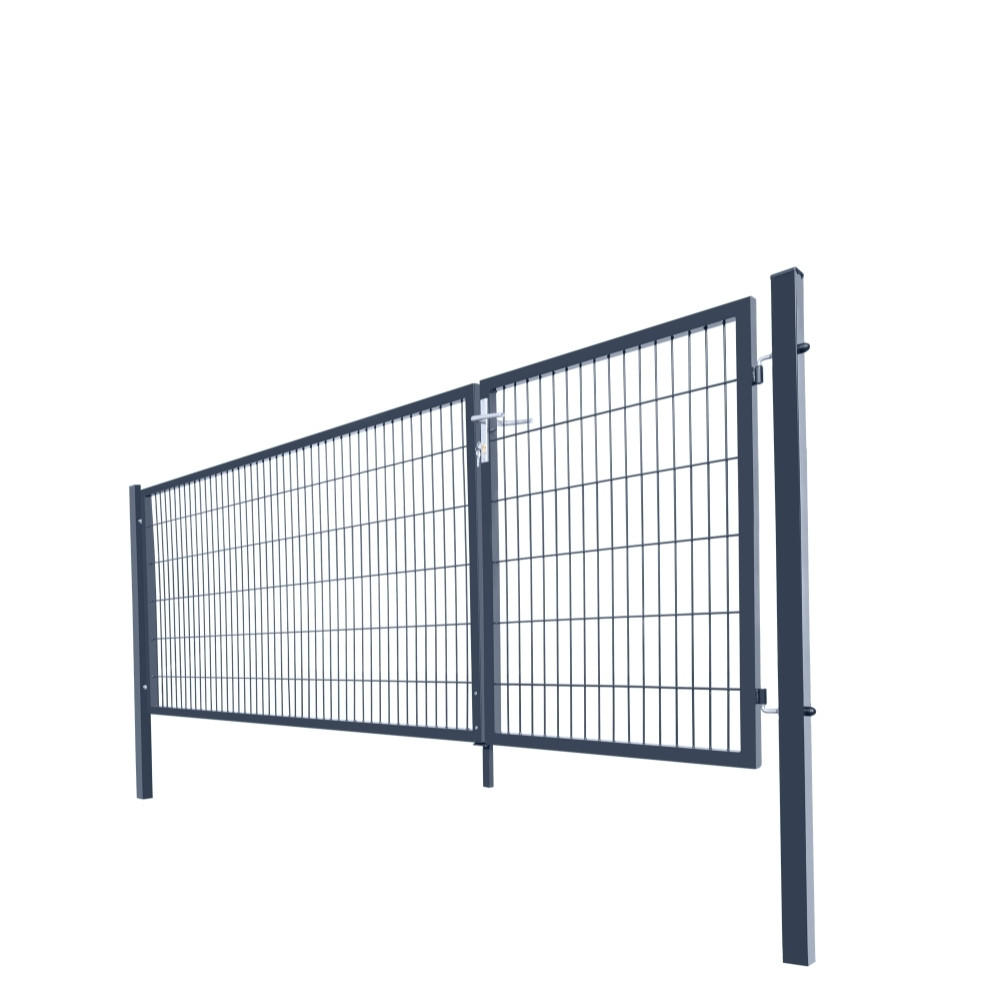 Thumbnail - Home Deluxe Gartentor, Anthrazit, Metall, 350x120 cm, Gartenzubehör