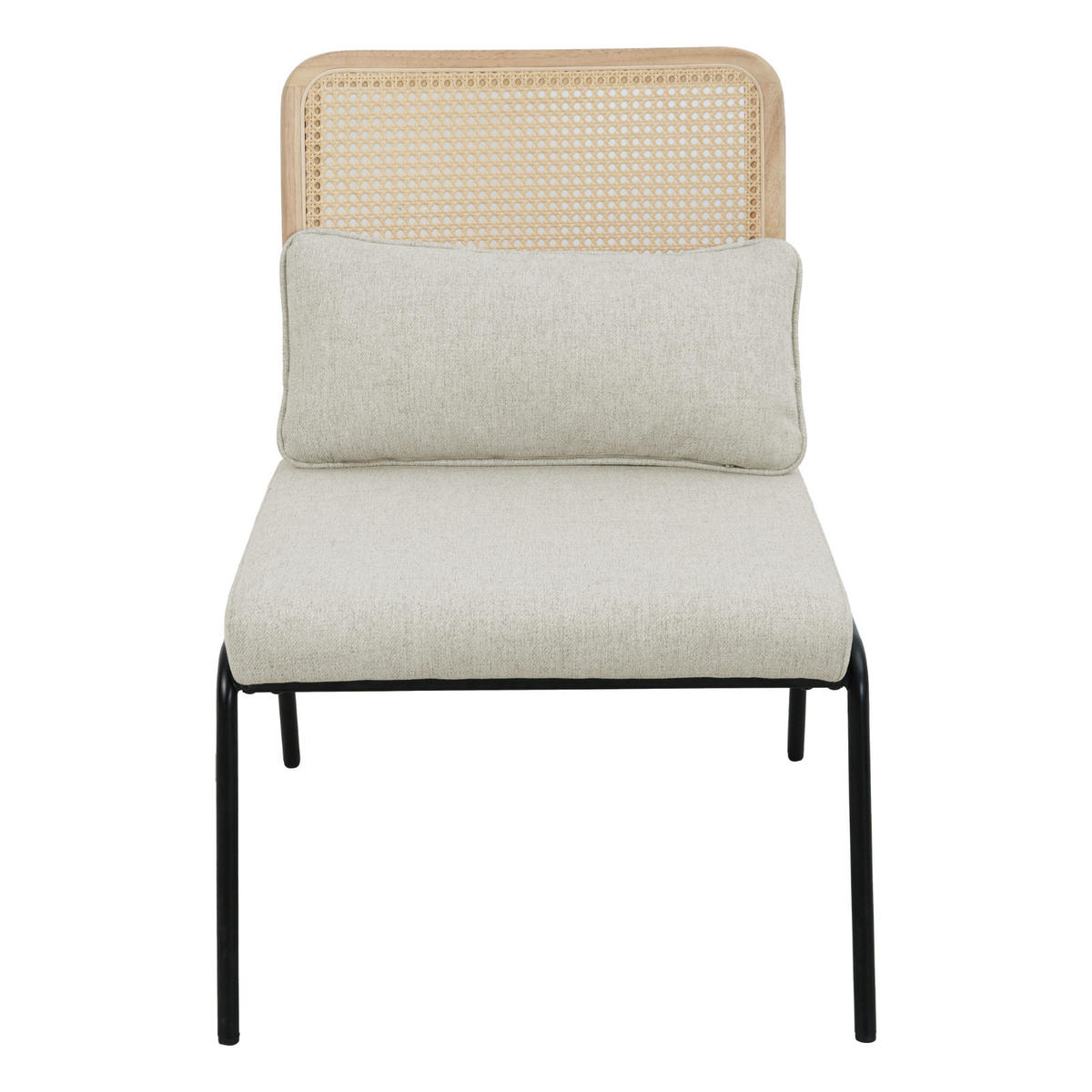 LOUNGESESSEL Svea - Creme, Holz (61/88/52cm) - SVITA