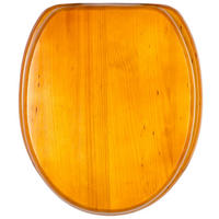 WC-SITZ Holz - Braun, Holzwerkstoff (38/6/47cm) - Sanilo