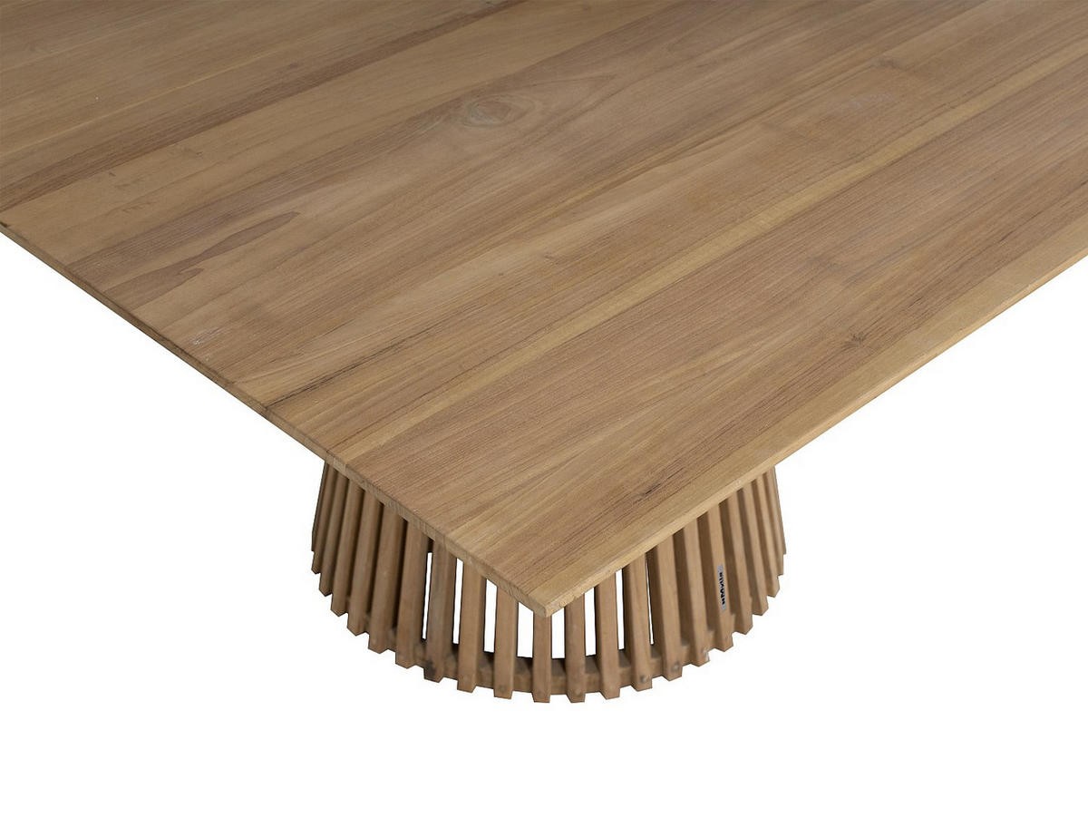 GARTENTISCH - 4 Personen, 8 Personen - Holz, Platte - Naturfarben Hell - Naturfarben, Holz (135/135/75cm) - Vente-Unique