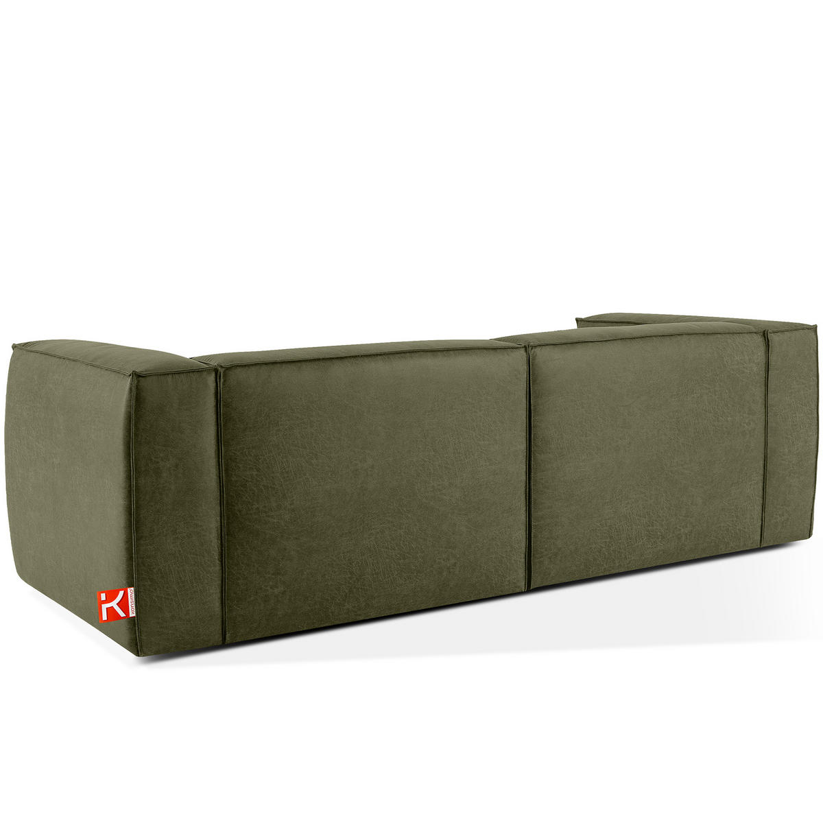 3-SITZER SOFA FEROX, Grün - Grün, Holz/Holzwerkstoff (240/73/96cm) - KONSIMO®