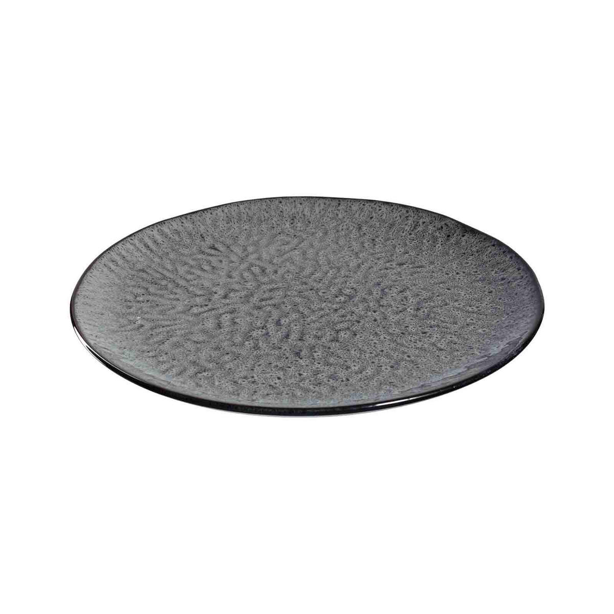 GESCHIRRSET Matera anthrazit-beige 6er Set - Anthrazit/Beige, Keramik (1/1/1cm) - Leonardo Living