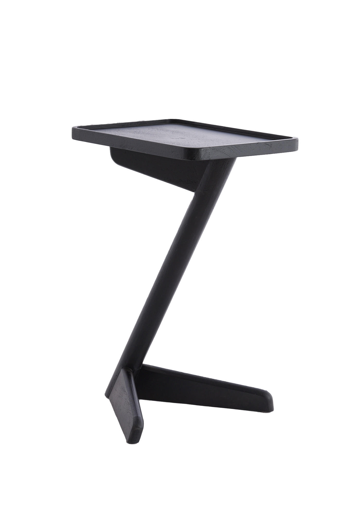 BEISTELLTISCH Qiano Schwarz 45/42/63 cm - Schwarz, Holz (45/42/63cm) - Light & Living