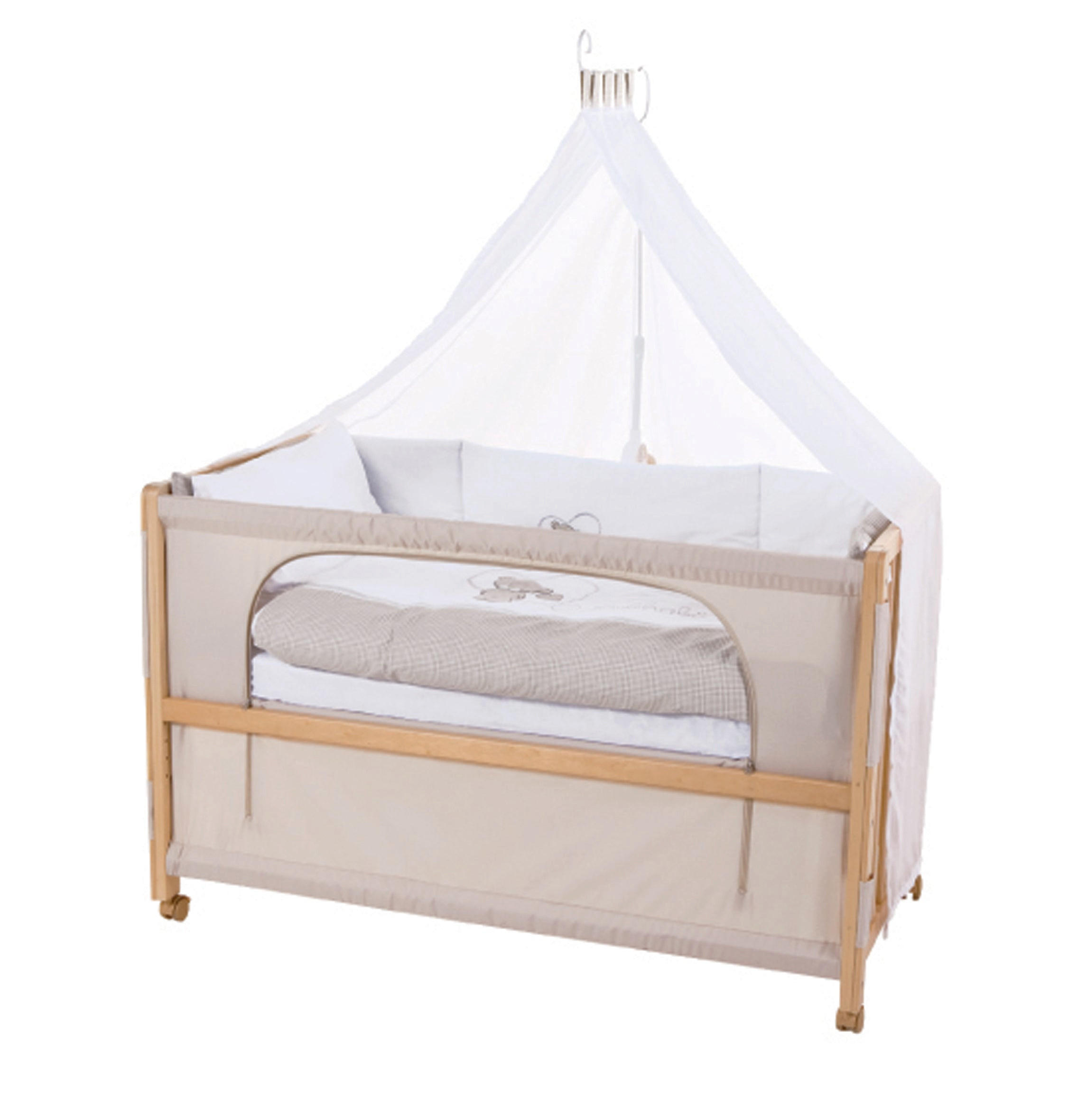 BABYBETT Liebhabär 5er-Set 60 x 120 cm - Beige/Naturfarben, Holzwerkstoff (60/120cm) - Roba