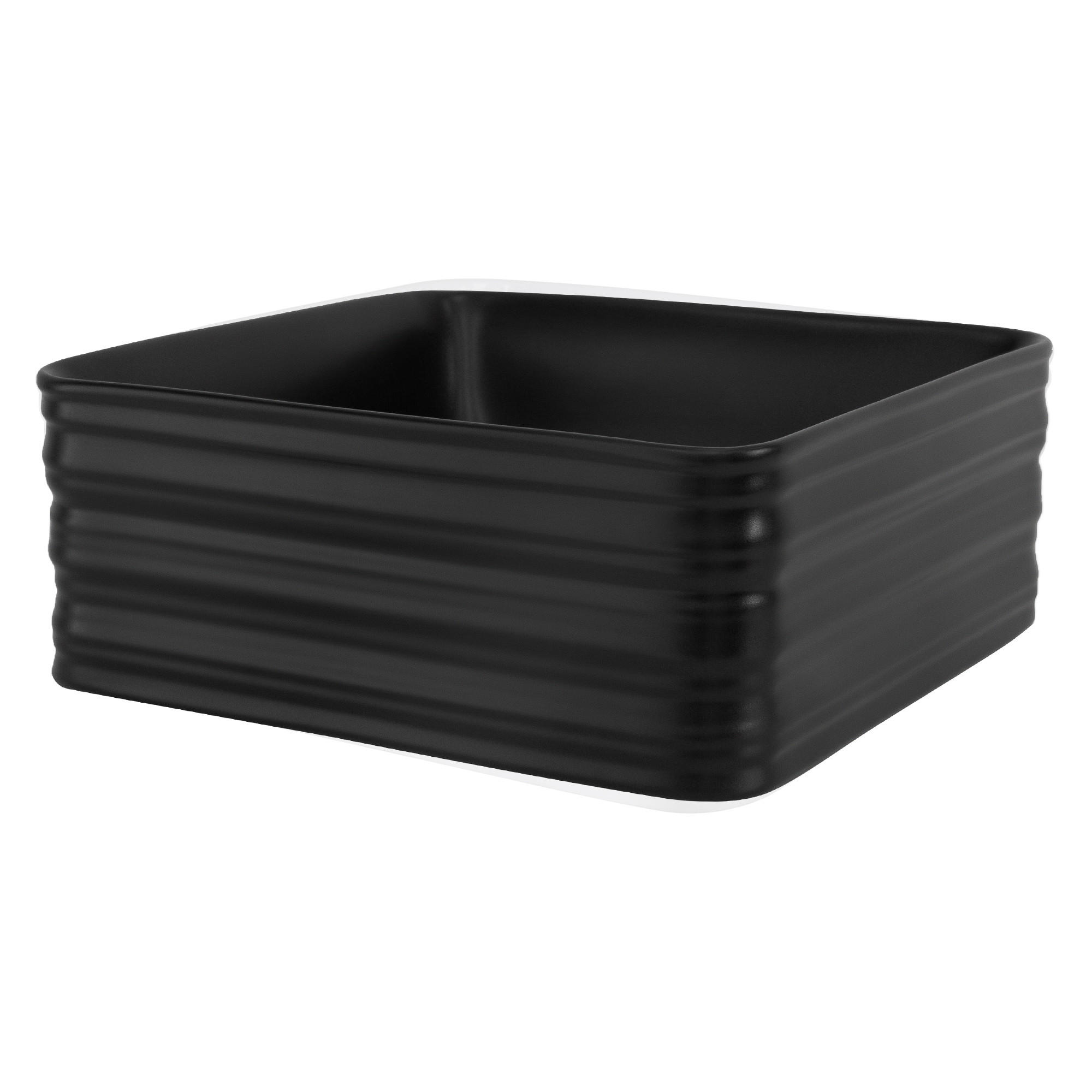 WASCHBECKEN - Schwarz, Keramik (39/15/39cm) - ML-DESIGN