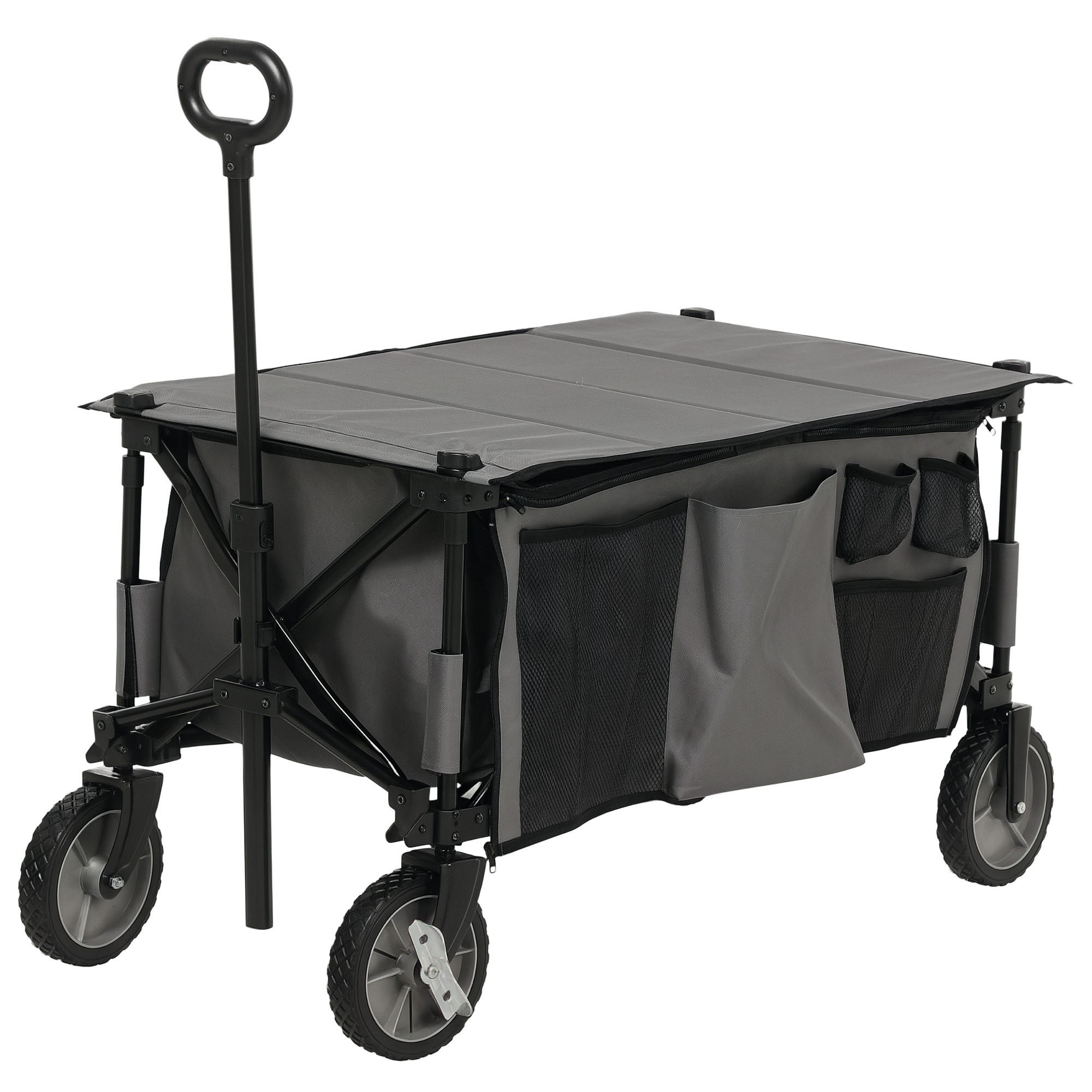 GARTENWAGEN DE-18764 Dunkelgrau - Dunkelgrau, Metall (55/93/108cm) - ComfortXL