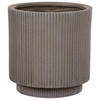 BLUMENTOPF Beige Daria - Beige, Naturmaterialen (30cm) - Beliani