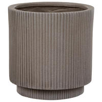 BLUMENTOPF Beige Daria - Beige, Naturmaterialen (30cm) - Beliani
