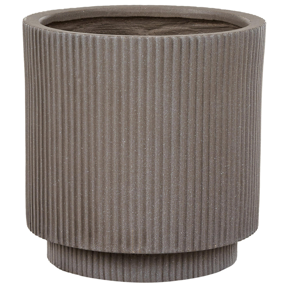 BLUMENTOPF Beige Daria - Beige, Naturmaterialen (30cm) - Beliani
